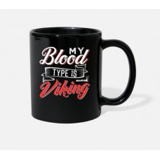 Blood Viking Black Mugs