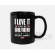 I Love Girl Friend Black Mugs